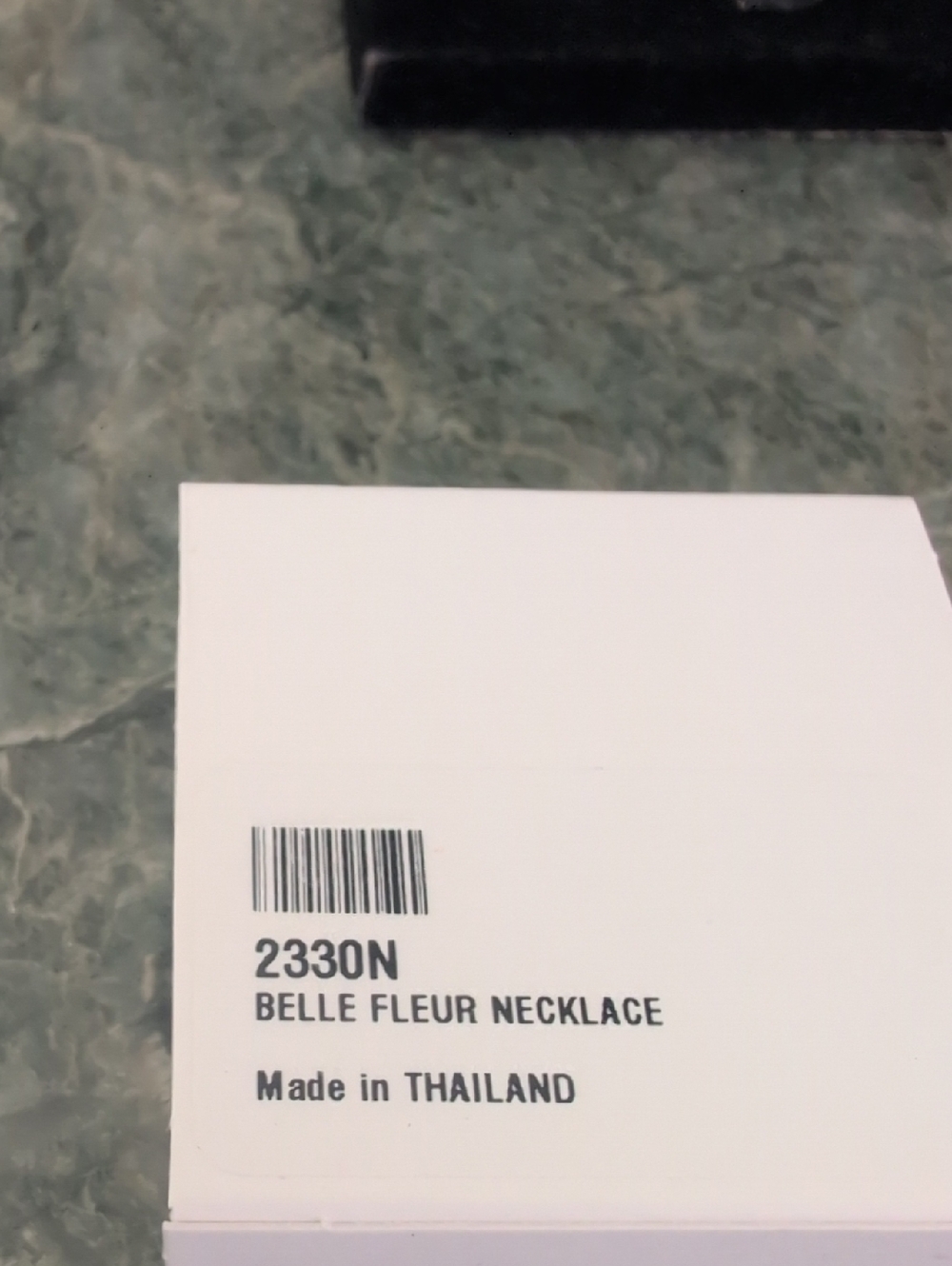 Touchstone Crystal "Belle Fleur" Necklace - Picture 5 of 5